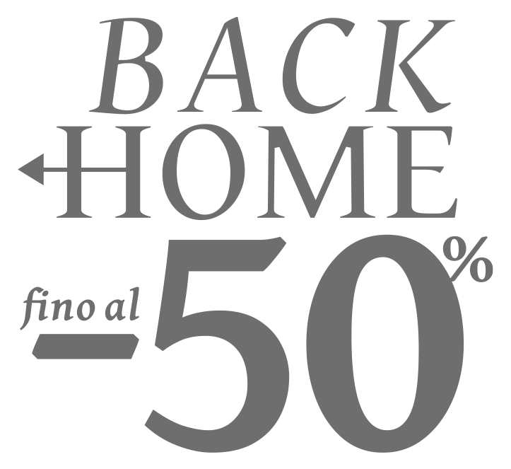 Back Home con Sconti fino al 50%