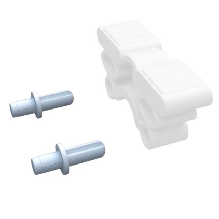 Soluko | Perni per Supporti ammortizzati porta doghe da 38mm a 2 posti mod. SEBS - Articolo unico