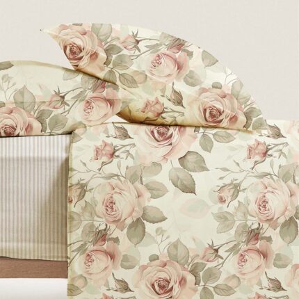 Completo Lenzuola Letto Bloom S&G