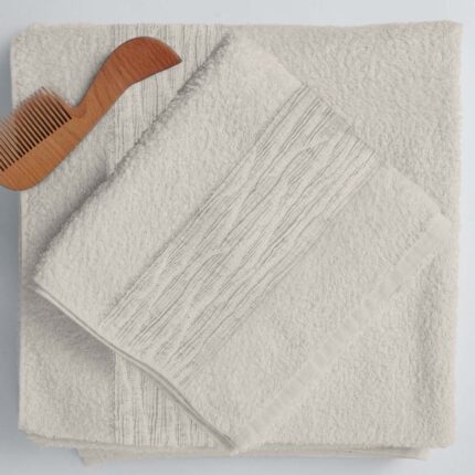 Asciugamano con Ospite in Cotone Cece