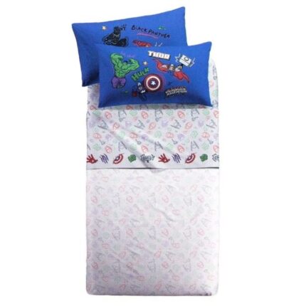 Completo Lenzuola Letto Marvel Caleffi Avengers Shield